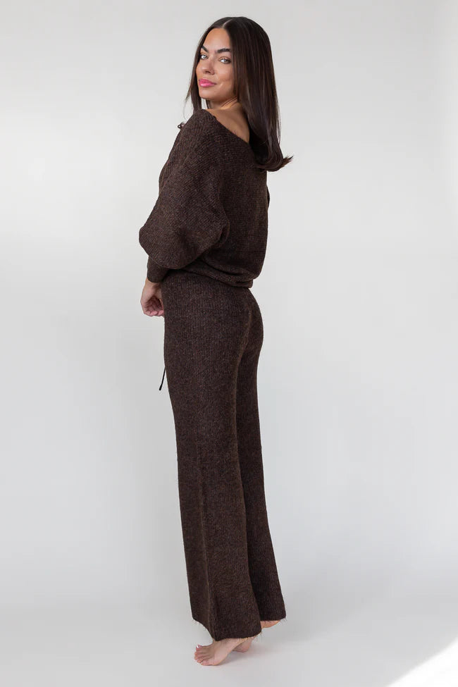 Haven Knit Pants - Brown
