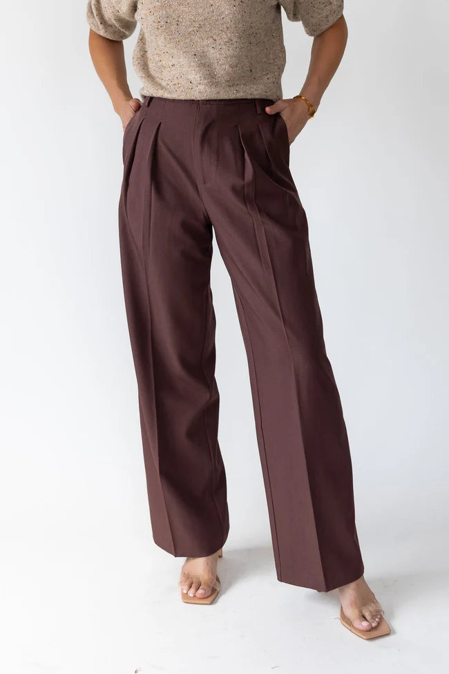 ASTR The Label Pleated Tailor Pants - Final Sale