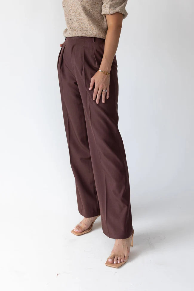 ASTR The Label Pleated Tailor Pants - Final Sale