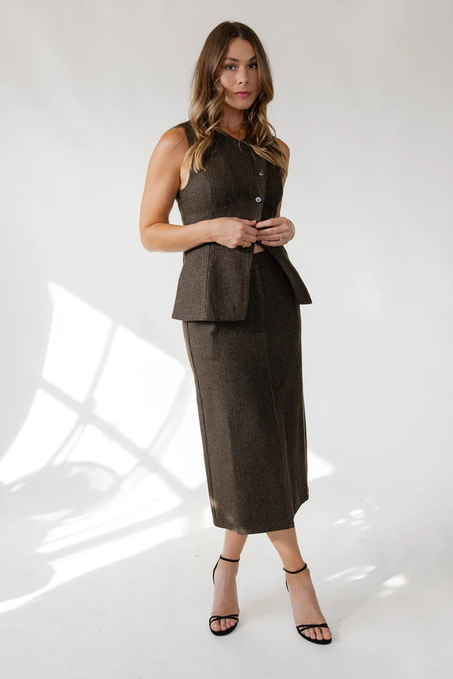 ASTR The Label Rielle Plaid Skirt