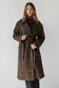 ASTR The Label Seeley Coat - Brown Plaid