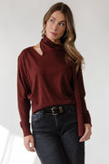 ASTR The Label Silvana Sweater - Brown