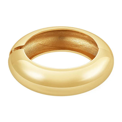 Blaise Statement Bangle: Gold