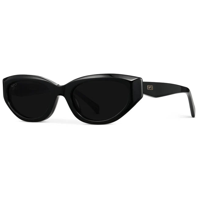 Loretta Sunglasses : Black/Triple Black Lens