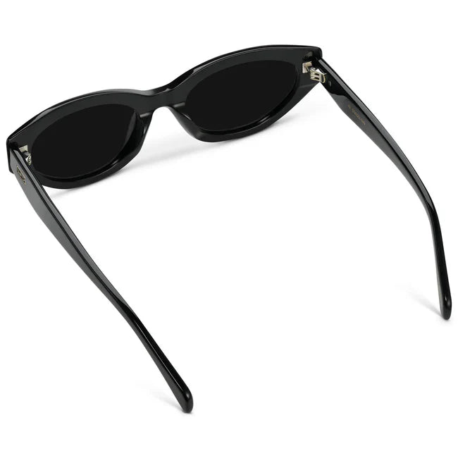 Loretta Sunglasses : Black/Triple Black Lens