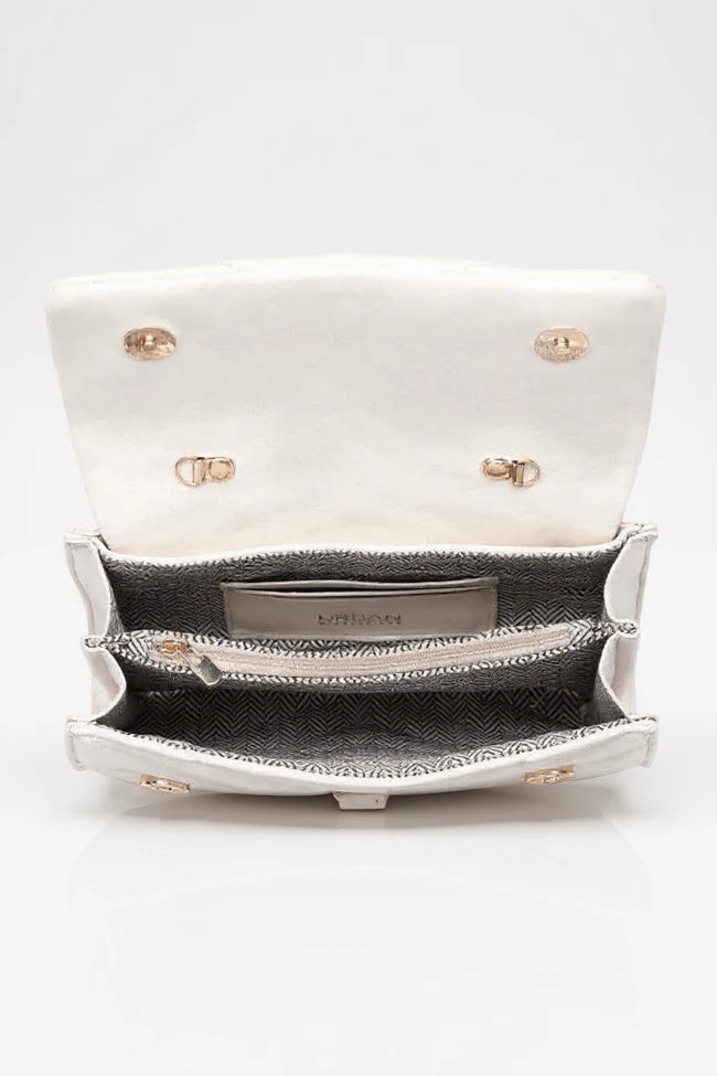 Nanci Crossbody: Oatmilk