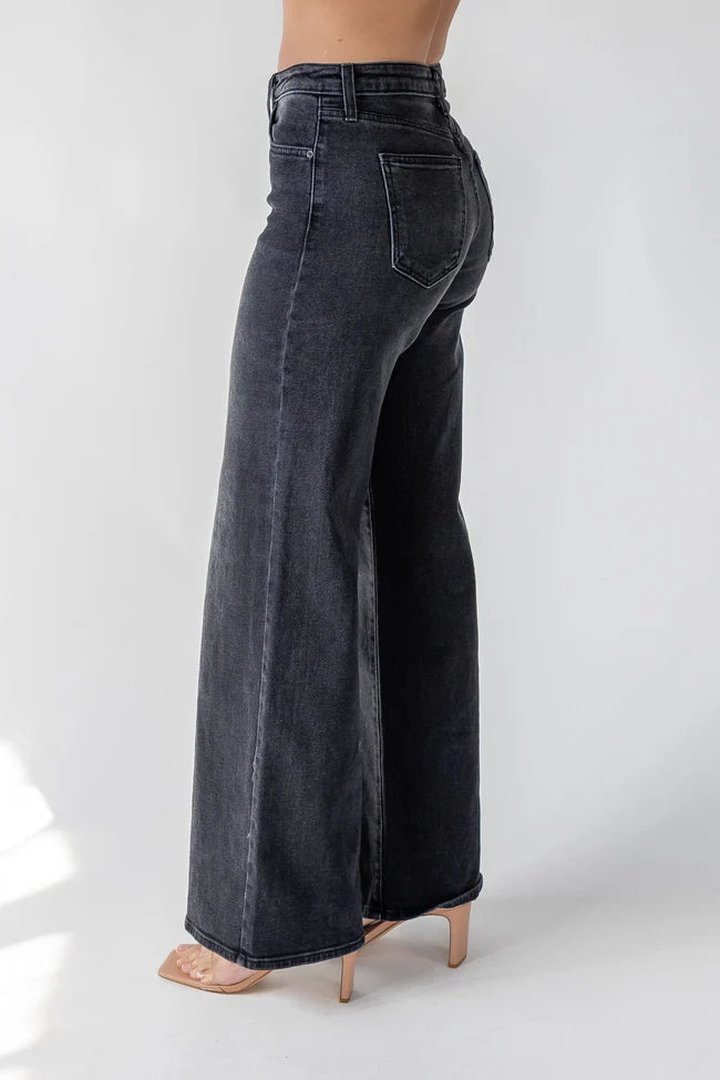 Reeve Black Ultra Wide Jean