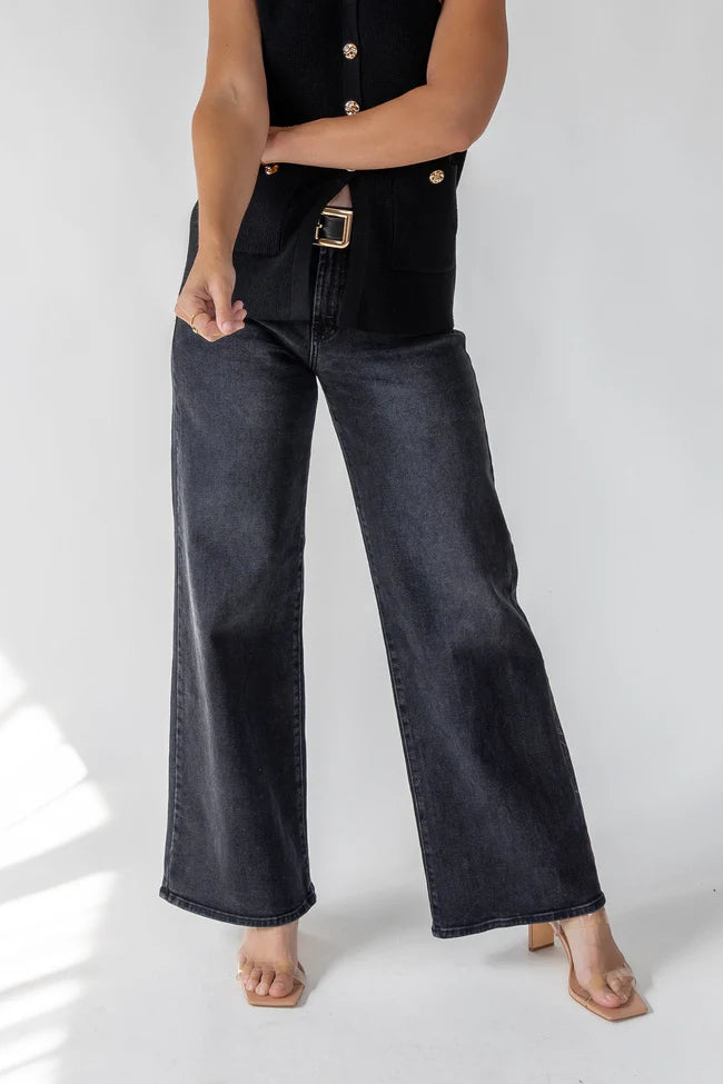 Reeve Black Ultra Wide Jean